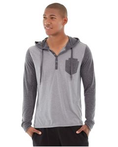 Chaz Kangeroo Hoodie-XS-Gray